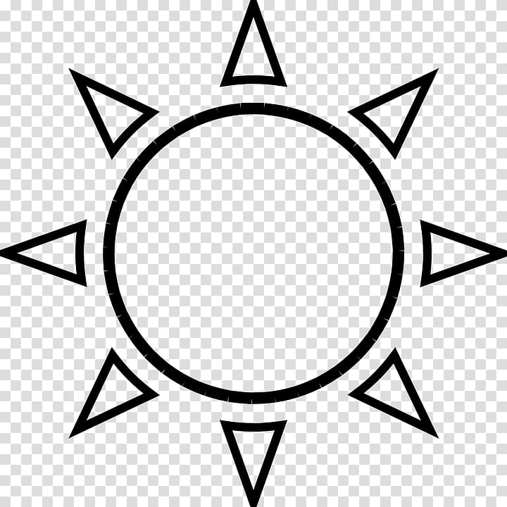 Black and white Thumbnail , sun summer transparent background PNG clipart