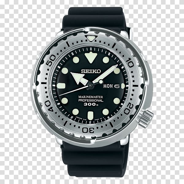 Diving watch Seiko Jewellery Spring Drive, watch transparent background PNG clipart