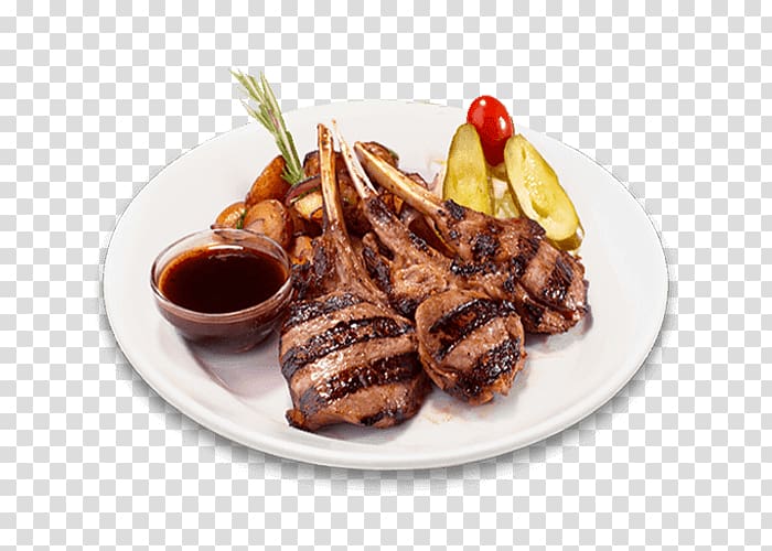 Mixed grill Ribs Barbecue Meat chop Lamb and mutton, barbecue transparent background PNG clipart