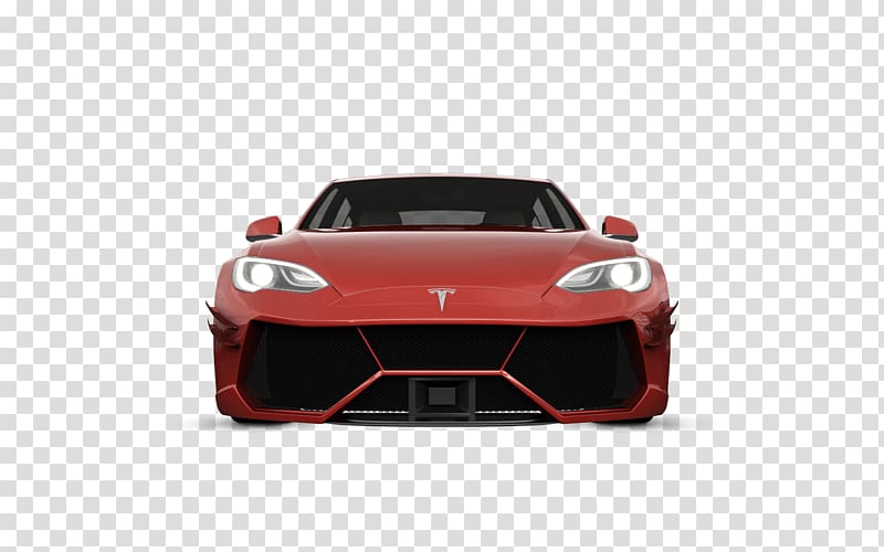 Sports car Luxury vehicle Motor vehicle Automotive lighting, tesla transparent background PNG clipart