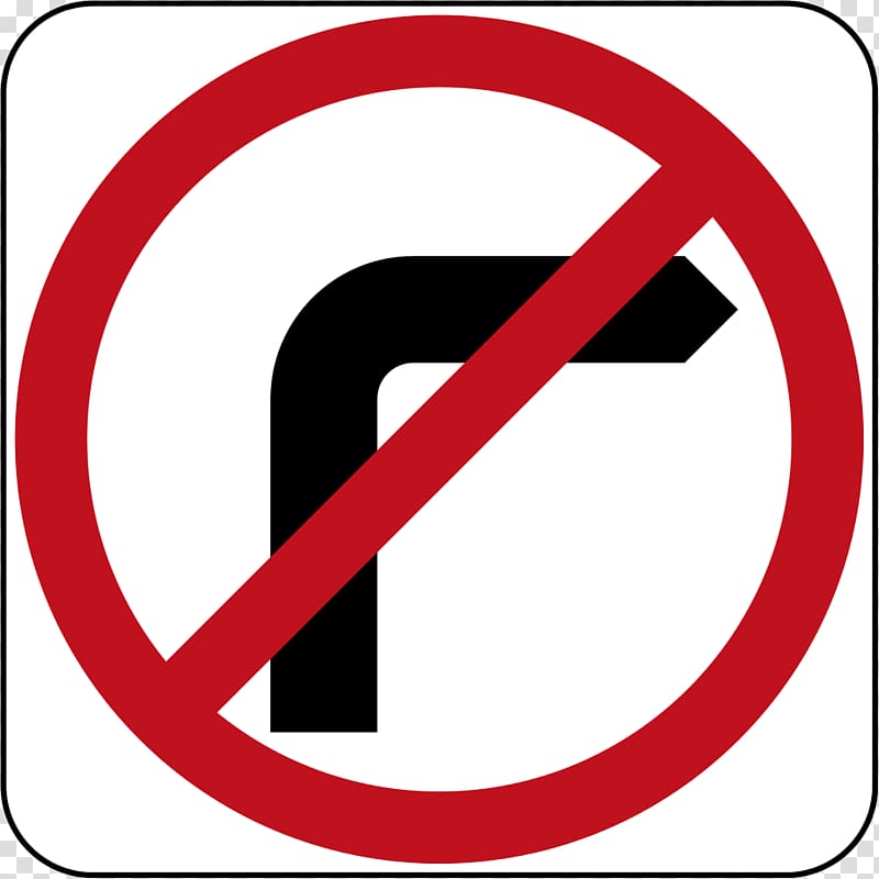 Traffic sign Road U-turn Regulatory sign, Traffic Signs transparent background PNG clipart