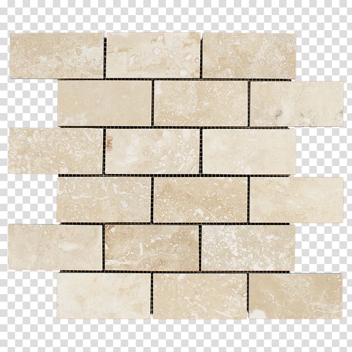Mosaic Tile Marble Travertine Material, brick transparent background PNG clipart