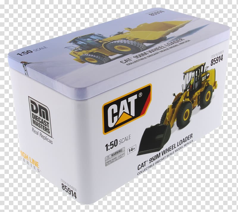 Caterpillar Inc. Die-cast toy Continuous track Caterpillar D8 1:50 scale, tractor transparent background PNG clipart