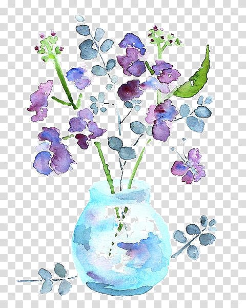 Watercolour Flowers Watercolor painting Bathroom Art, painting transparent background PNG clipart