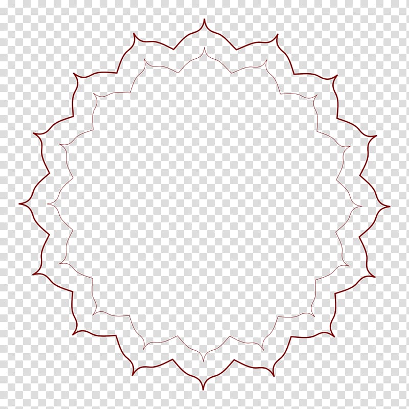 Circle Line art Angle , brown frame transparent background PNG clipart
