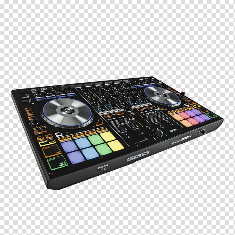 Microphone Reloop Mixon-4 DJ controller Djay Disc jockey, microphone transparent background PNG clipart