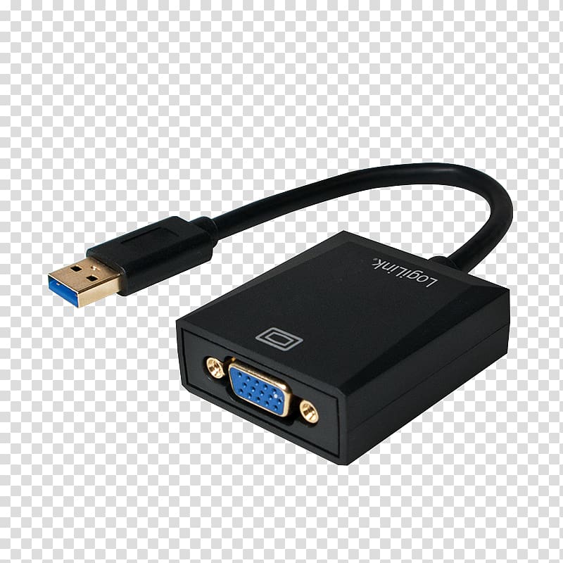 Graphics Cards & Video Adapters VGA connector Digital Visual Interface DisplayPort, Usb 30 transparent background PNG clipart