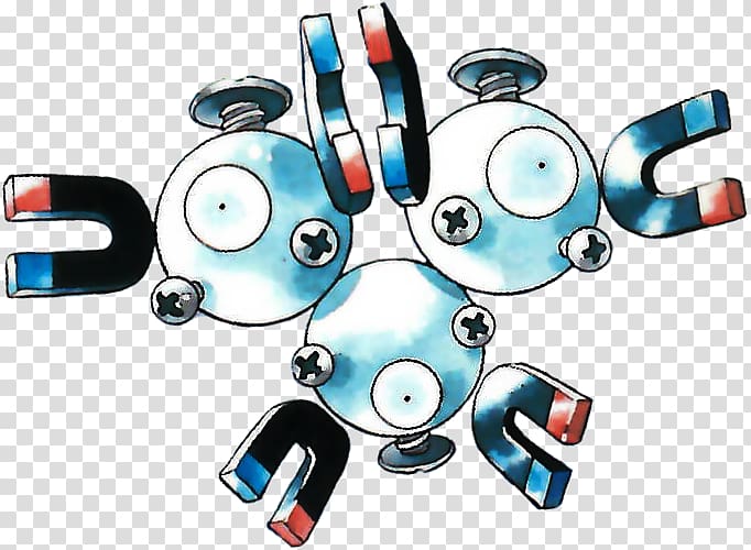 Pokémon Red and Blue Magneton Dungeons & Dragons Magnemite, red backward transparent background PNG clipart