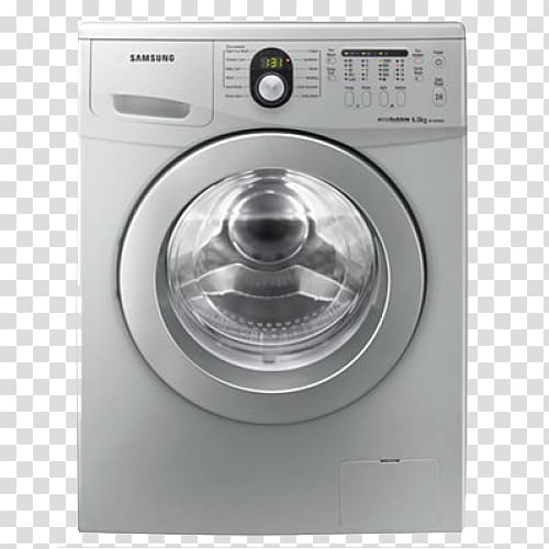 Washing Machines Samsung Electronics Samsung WF70F5E2W4 Textile, Front loader transparent background PNG clipart