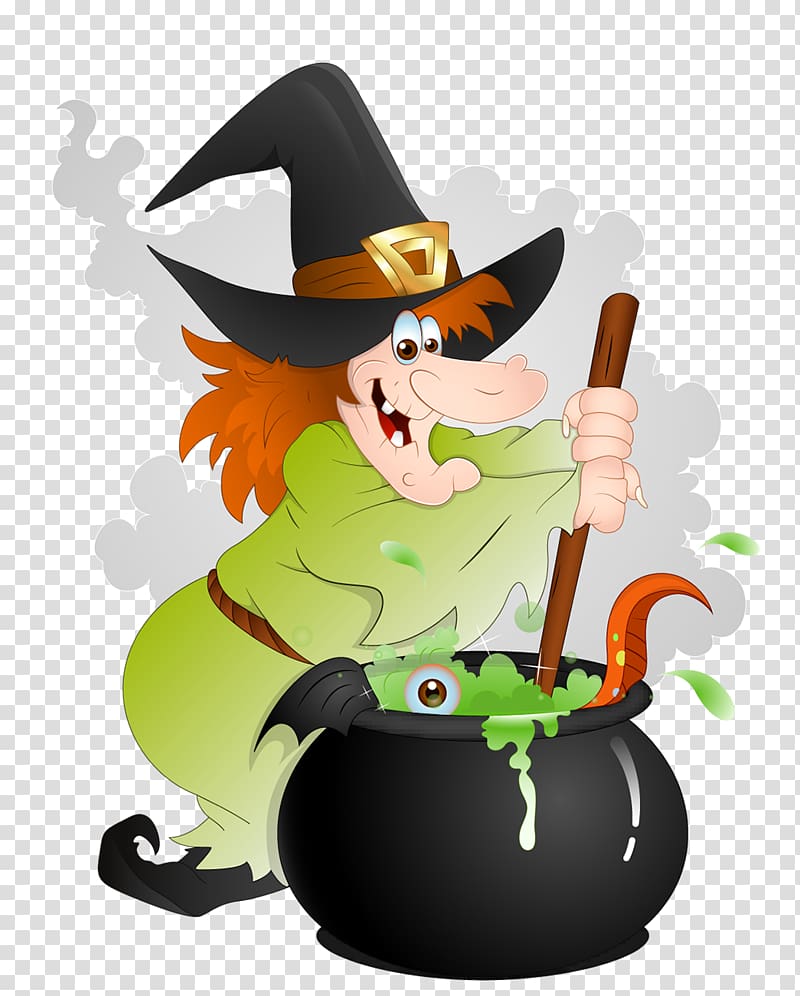 Cauldron Witchcraft , Witch transparent background PNG clipart