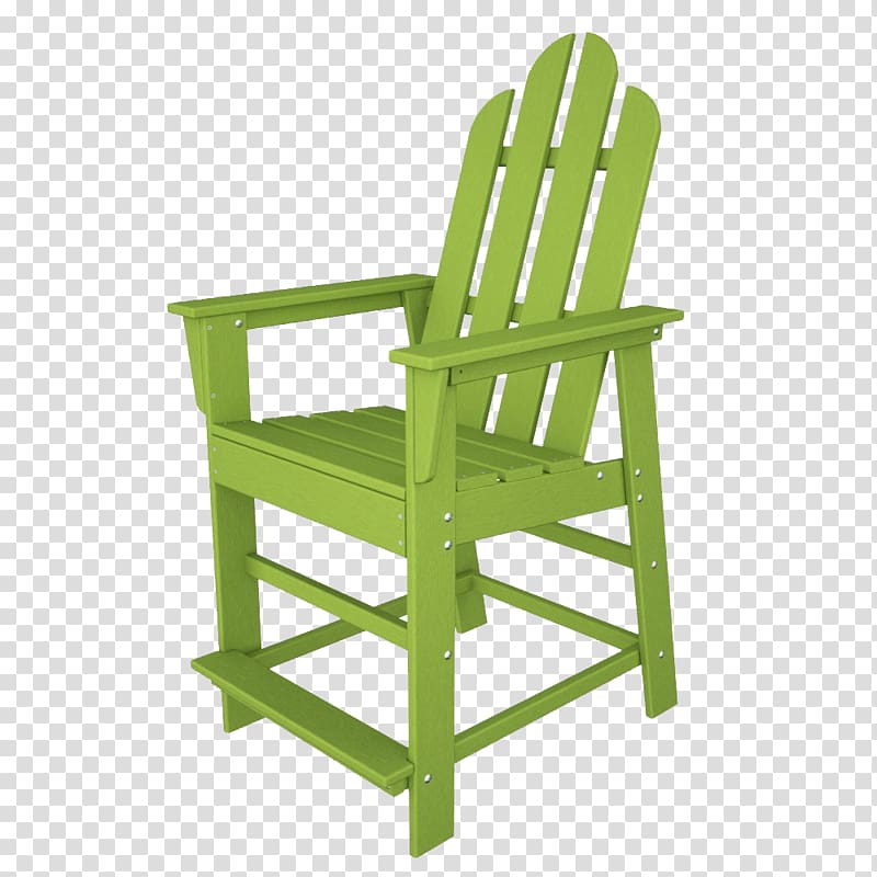 Long Island Table Plastic lumber Adirondack chair, American casual solid color armchair transparent background PNG clipart