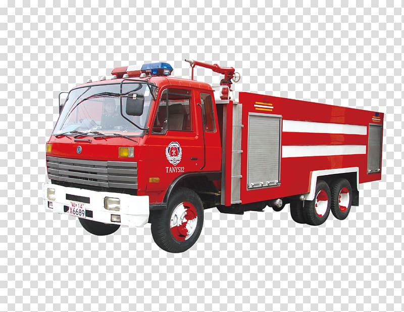 Fire engine Firefighting Firefighter Fire protection Car, Red fire truck transparent background PNG clipart