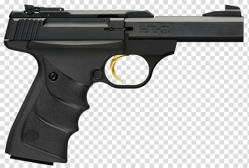 Browning Hi-Power Browning Buck Mark Browning Arms Company .22 Long Rifle Pistol, hand gun transparent background PNG clipart