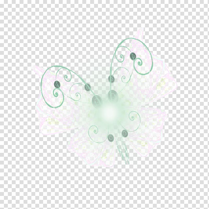 Butterfly Fractal Art Insect Pattern, fairy transparent background PNG clipart