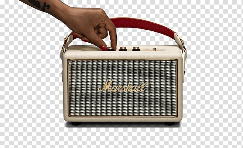 Loudspeaker Bluetooth Wireless speaker Marshall Kilburn Portable computer, bluetooth transparent background PNG clipart
