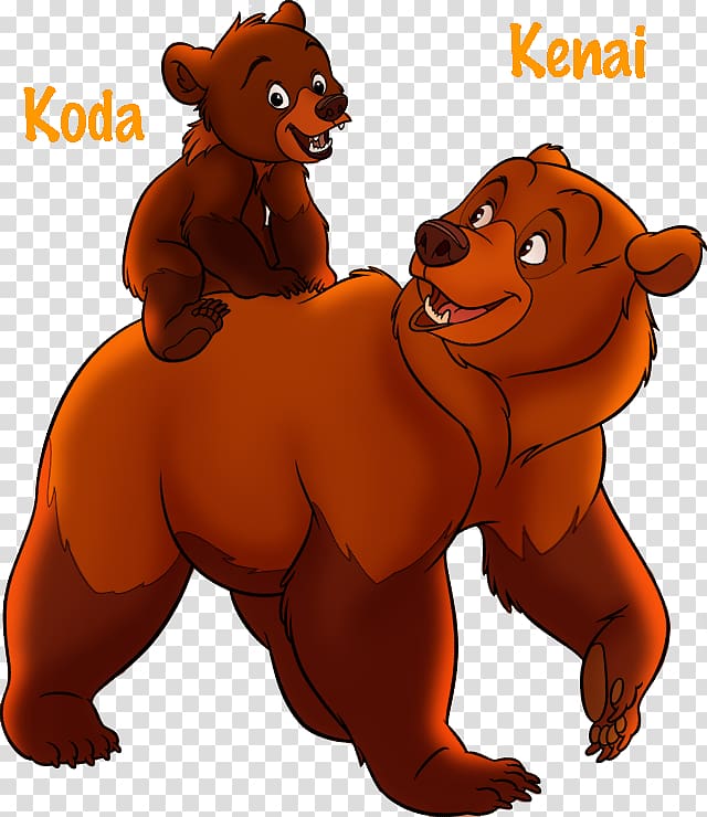 Koda Denahi Kenai Brother Bear The Walt Disney Company, Brother Bear transparent background PNG clipart