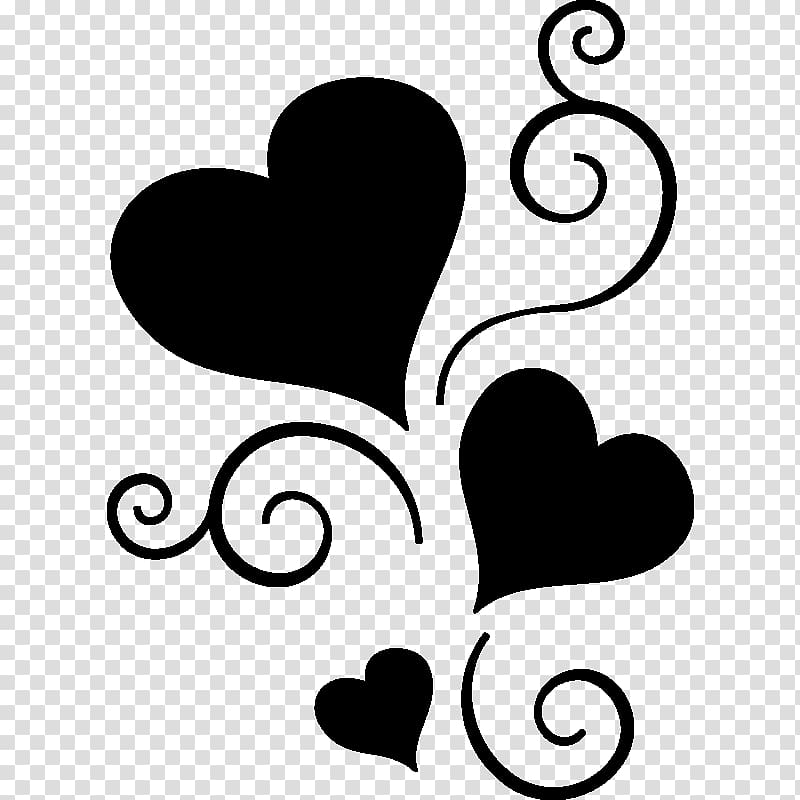 Silhouette Stencil Heart , Silhouette transparent background PNG clipart