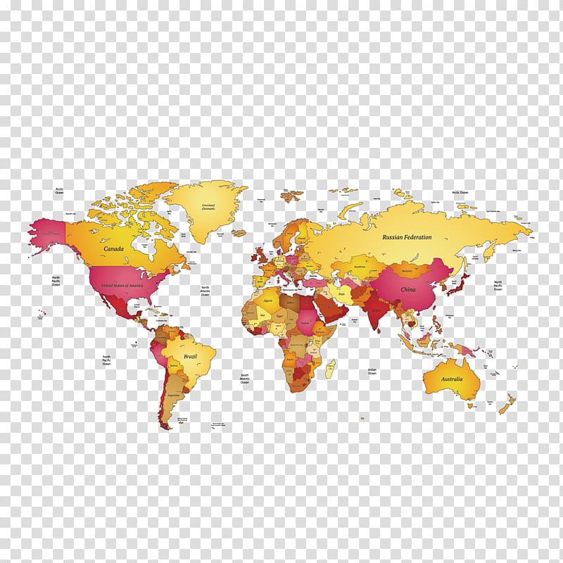 World map Globe Map, Gold world map transparent background PNG clipart