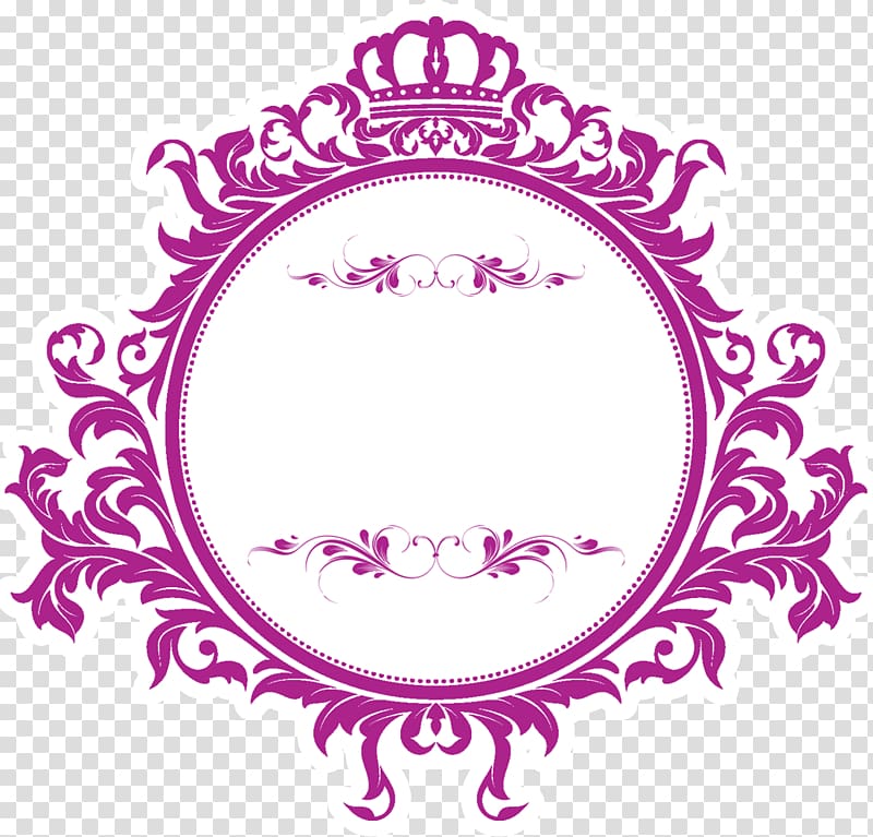frame Euclidean , Wedding logo, pink filigree frame screenshot transparent background PNG clipart