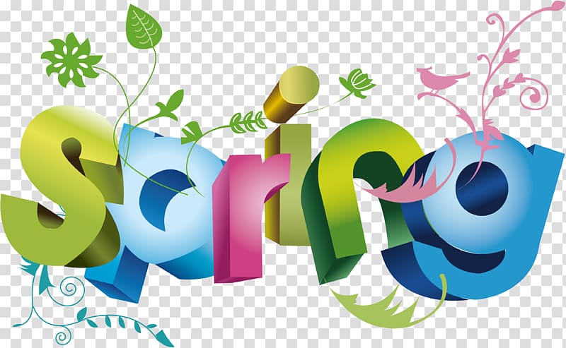 happy spring banner clip art