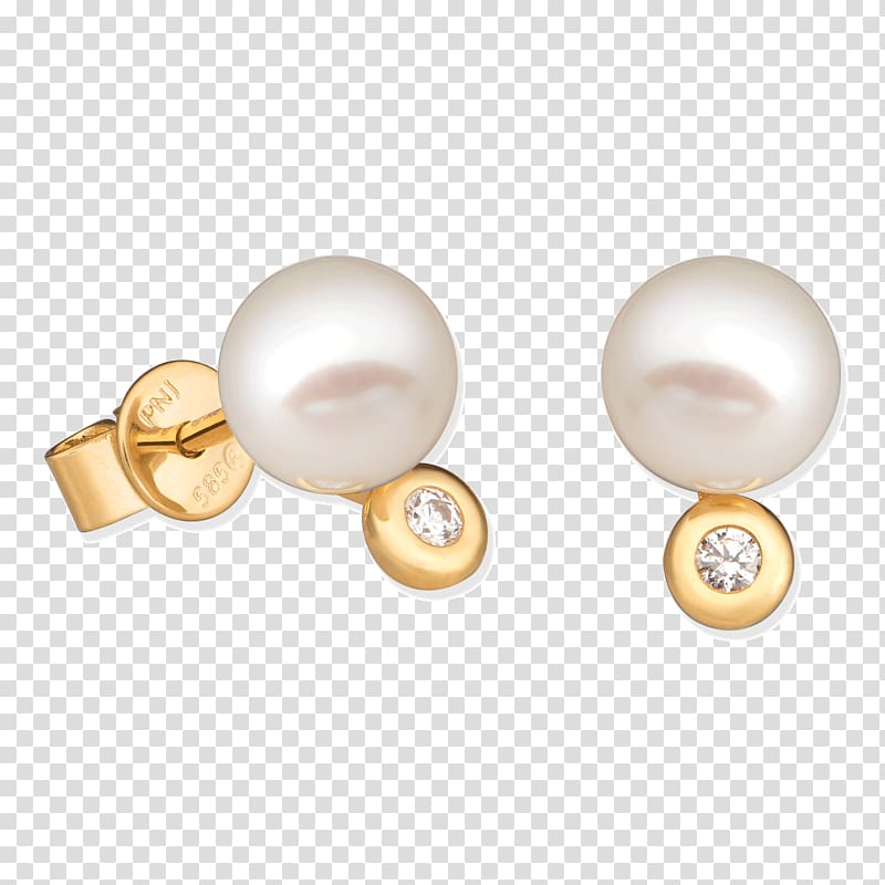 Pearl Earring Body Jewellery Material, Jewellery transparent background PNG clipart