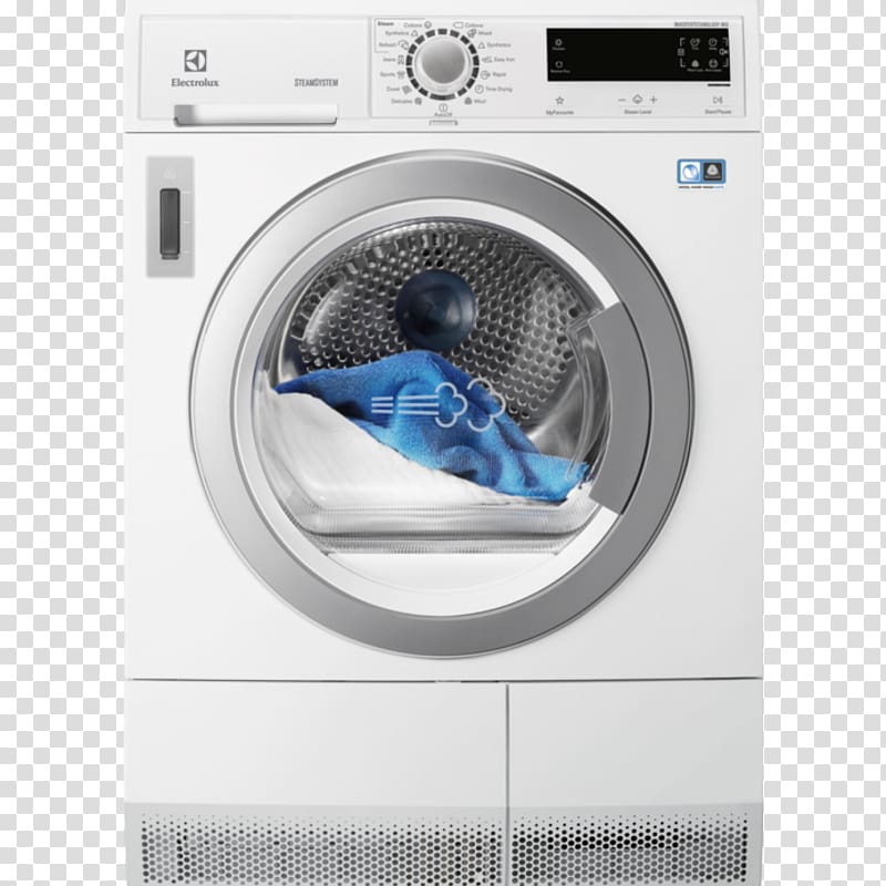 Clothes dryer Washing Machines Electrolux EDH3897SDE Home appliance, industrial washer and dryer transparent background PNG clipart