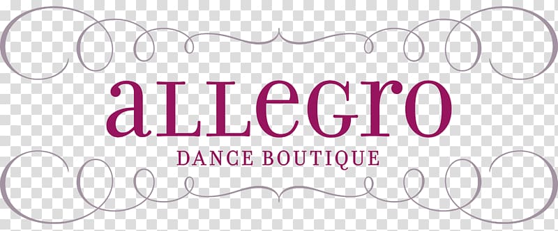 Allegro Dance Boutique Dance troupe Northbrook Logo, others transparent background PNG clipart