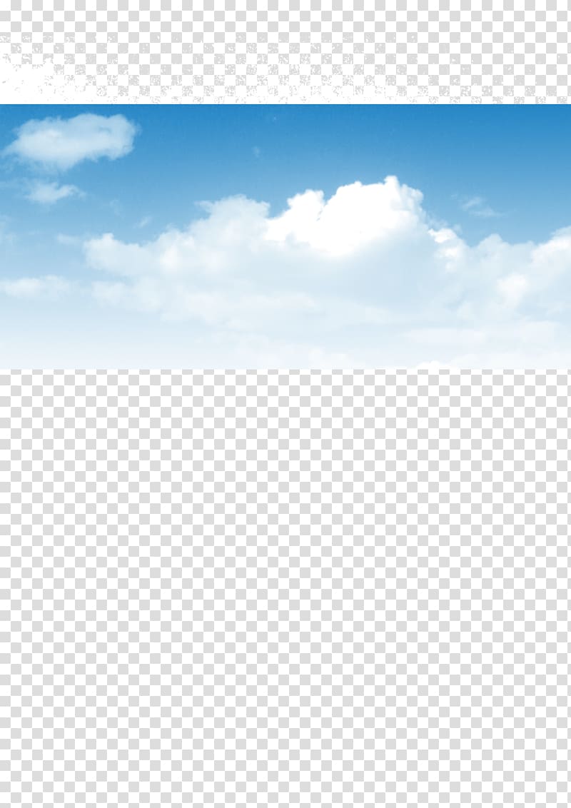 the blue sky and white clouds transparent background PNG clipart