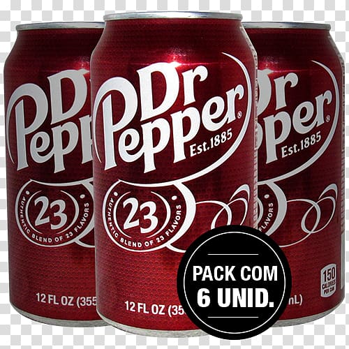 Fizzy Drinks Diet drink Dr Pepper A&W Root Beer Beverage can, Dr. Pepper transparent background PNG clipart