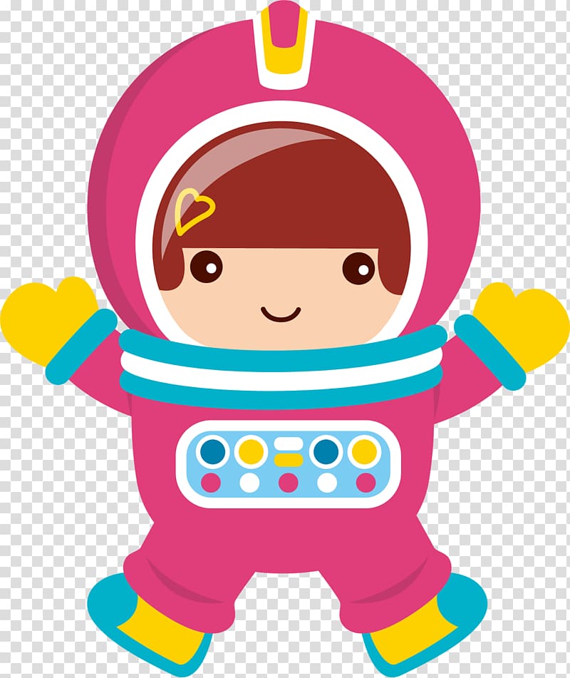 Spacecraft Astronaut Outer space , astronaut kids transparent background PNG clipart