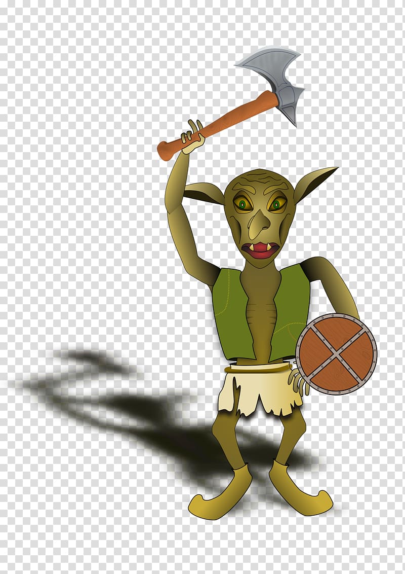Green Goblin , Axe transparent background PNG clipart