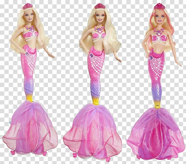 Barbie Doll Toy Mermaid Mattel, barbie transparent background PNG clipart