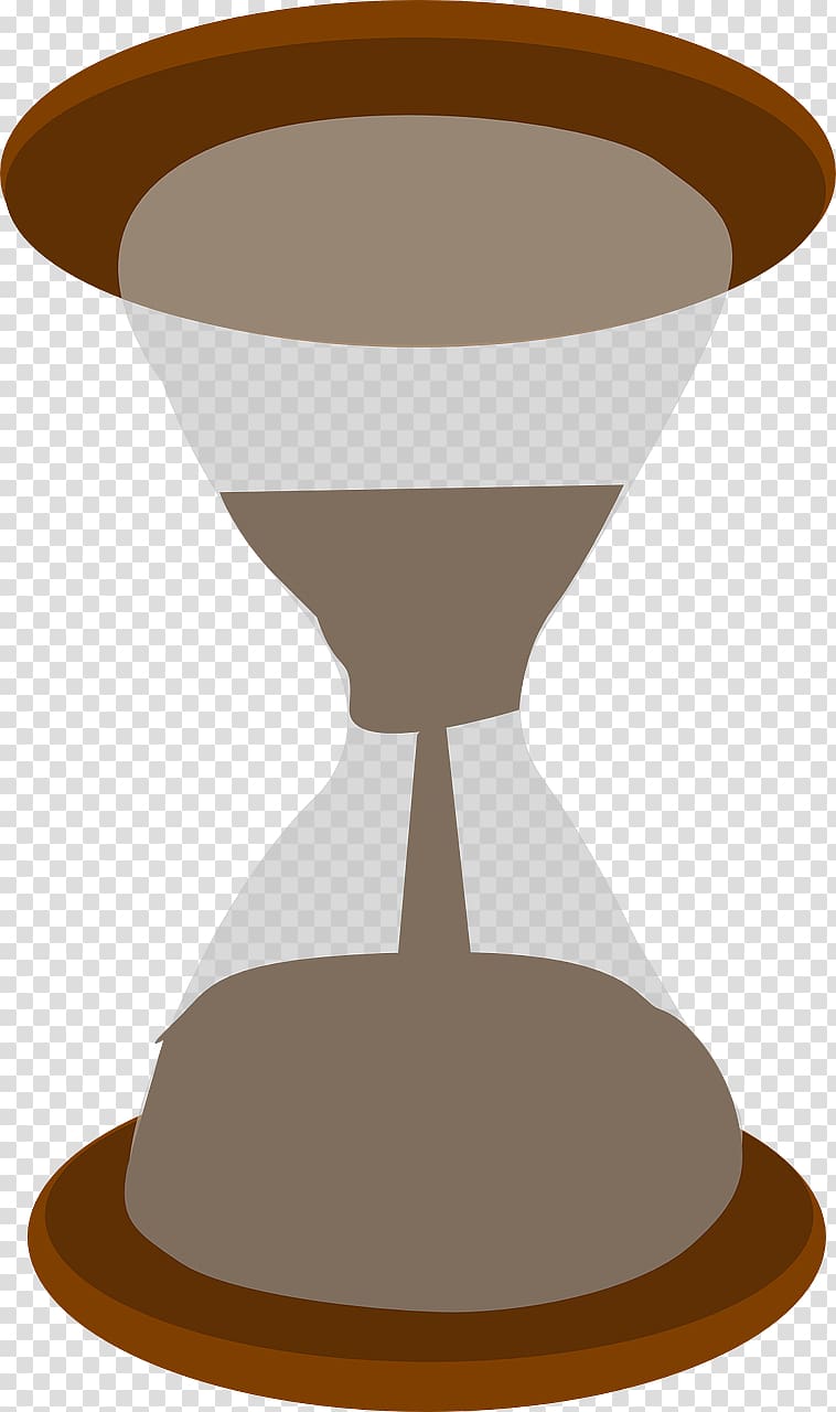 Hourglass Time Clock, Brown hourglass transparent background PNG clipart