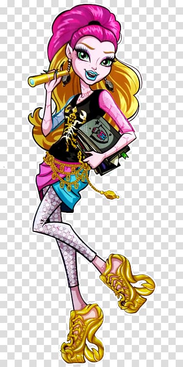 Monster High Gigi Grant Doll OOAK Monster High Catrine DeMew, monster high characters transparent background PNG clipart
