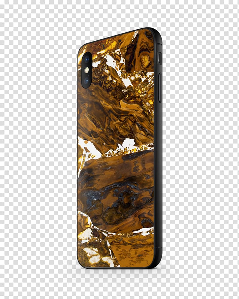 Tiger's eye iPhone X Rock Yellow, plastic stone rockery transparent background PNG clipart