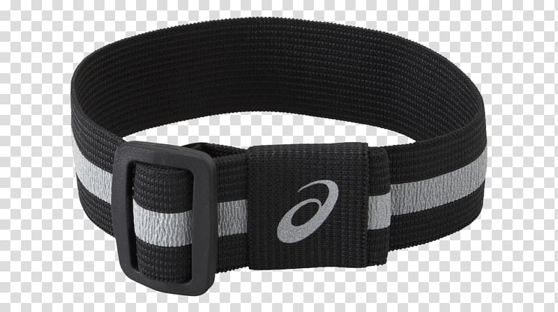 Belt ASICS Lite-Show Reflective Band, Performance Black, Small Sports shoes Clothing Accessories, belt transparent background PNG clipart