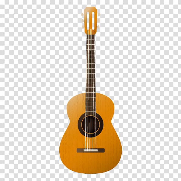 Acoustic guitar Eric Clapton Stratocaster Ukulele C. F. Martin & Company, painted fingerstyle guitar transparent background PNG clipart