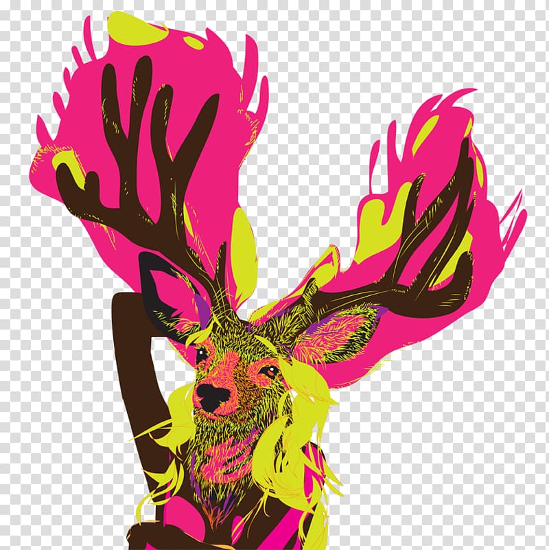 Deer Graphic Designer Illustrator, deer transparent background PNG clipart