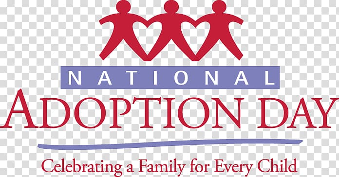 Logo Brand National Adoption Day Font, celebrate the national day transparent background PNG clipart