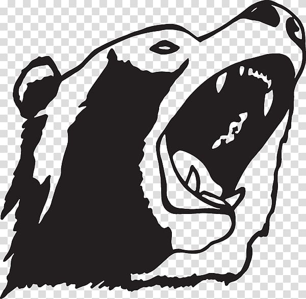 Bear Decal Sticker Window , bear transparent background PNG clipart
