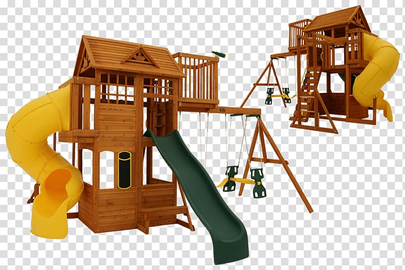 Swing Jungle gym Climbing Playground slide, children\'s wooden frame transparent background PNG clipart