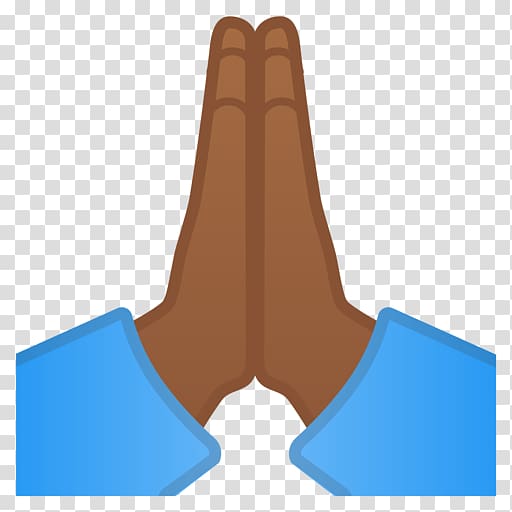 Thumb Praying Hands Emoji Prayer Human skin color, Emoji transparent background PNG clipart