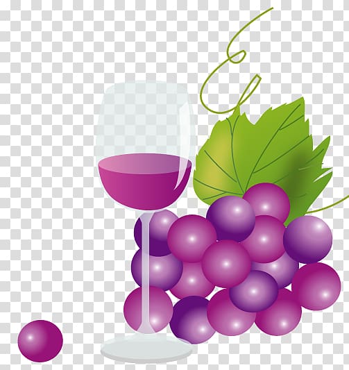 Grape Wine Juice Muscat Beaujolais nouveau, grape transparent background PNG clipart