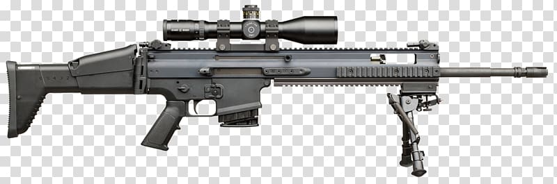 FN SCAR FN Herstal Sniper rifle Firearm Weapon, sniper rifle transparent background PNG clipart