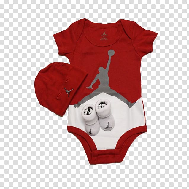 Baby & Toddler One-Pieces T-shirt Air Jordan Clothing Sleeve, T-shirt transparent background PNG clipart