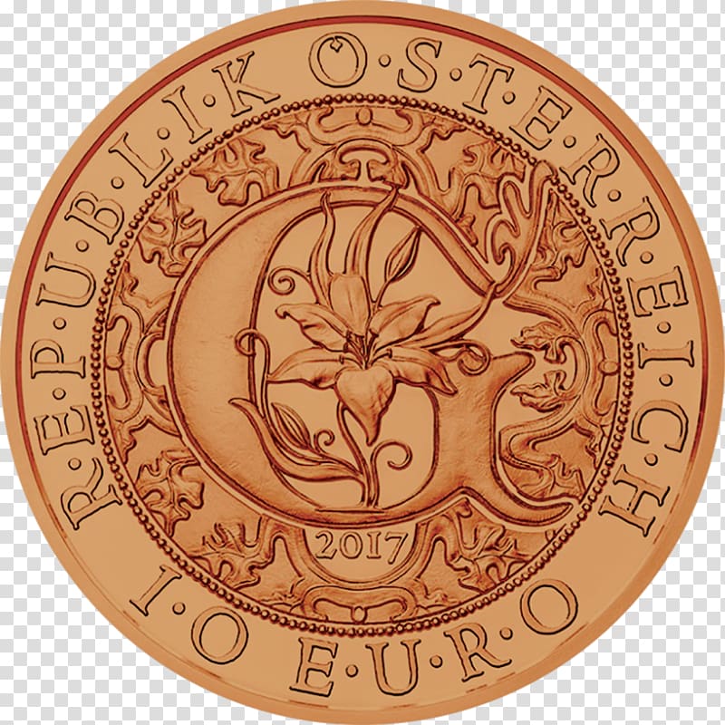 Gabriel Euro coins Guardian angel, Uncirculated Coin transparent background PNG clipart