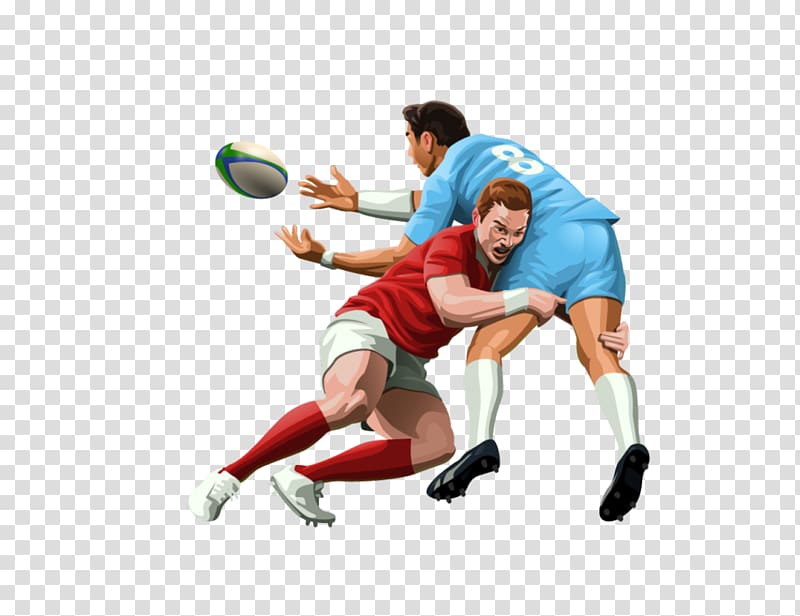 Man tackling man holding rugby ball , Sport Rugby sevens Leicester