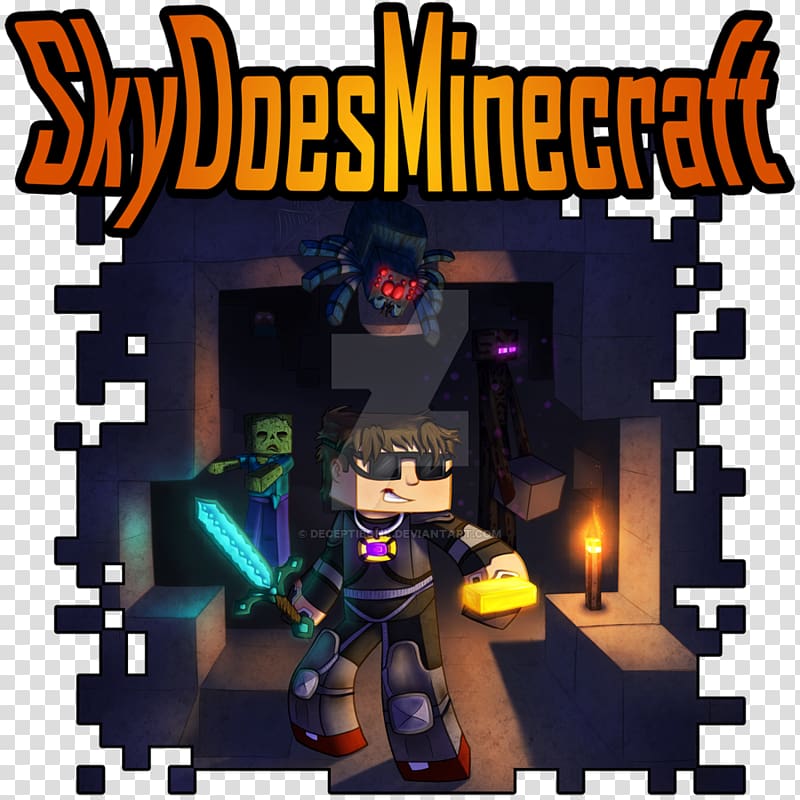 YouTuber Minecraft Video game, When I See You transparent background PNG clipart