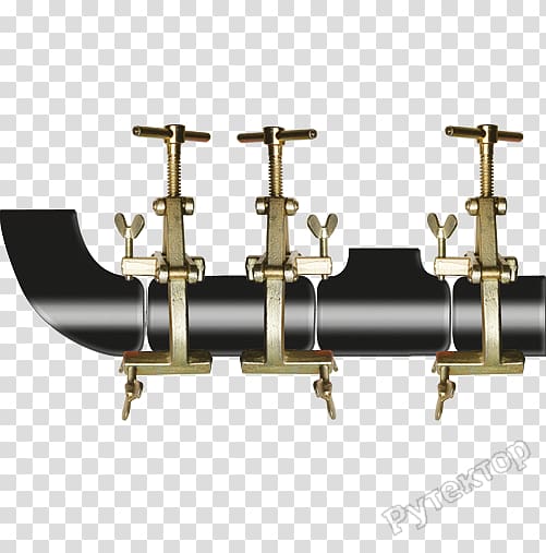 Brass Pipe fitting Piping and plumbing fitting Clamp, Brass transparent background PNG clipart