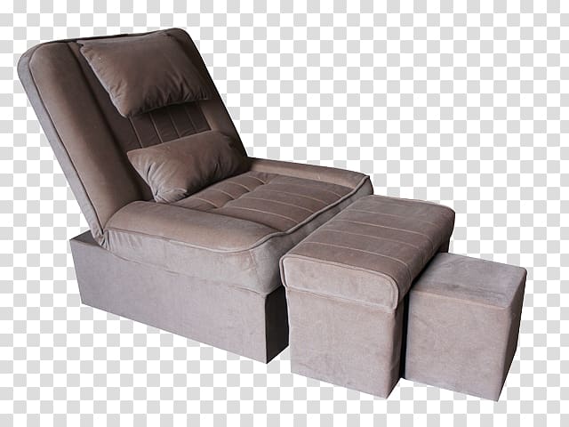 Massage chair Recliner Couch, foot massage transparent background PNG clipart